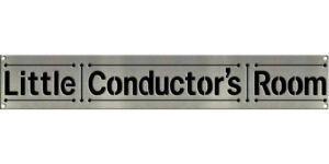 Little Conductor's Room Sign